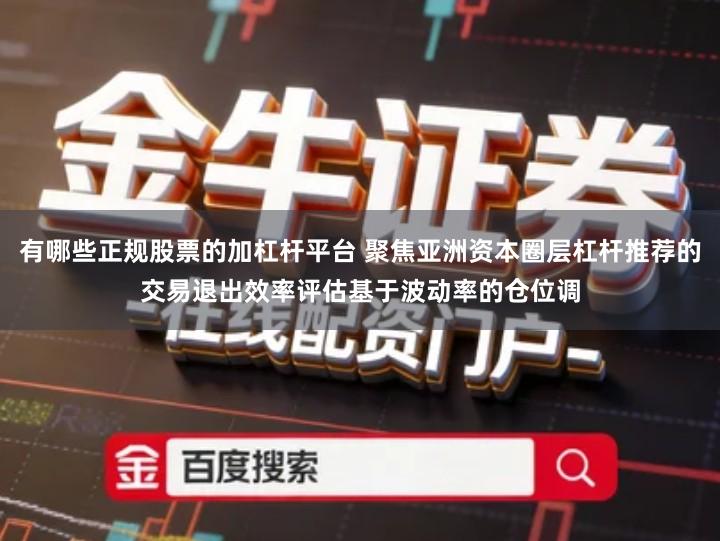有哪些正规股票的加杠杆平台 聚焦亚洲资本圈层杠杆推荐的交易退出效率评估基于波动率的仓位调