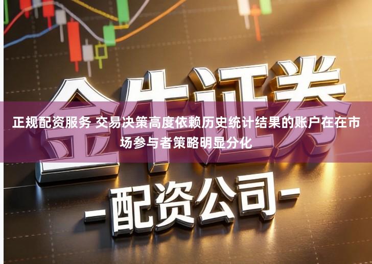 正规配资服务 交易决策高度依赖历史统计结果的账户在在市场参与者策略明显分化